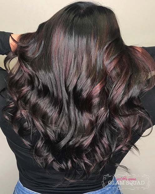 Dark Tone Reverse Balayage