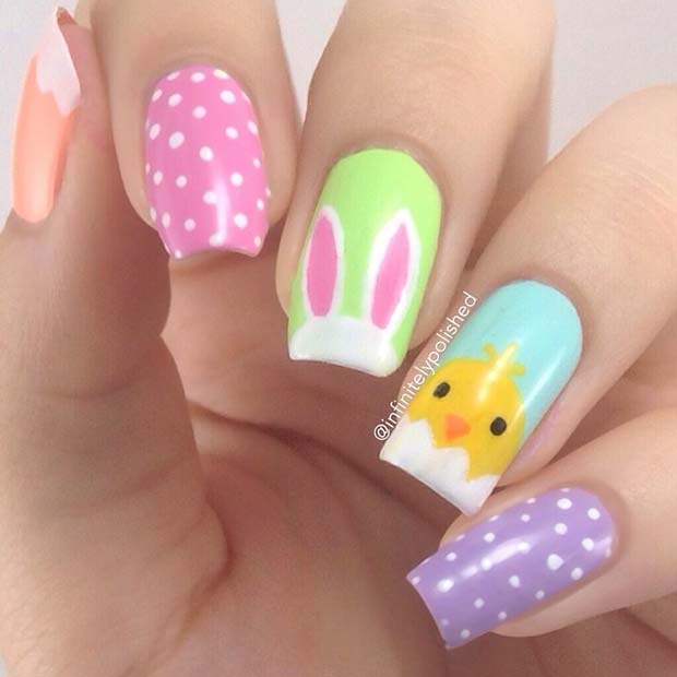 61 Cute Easter Nail Designs You Have to Try This Spring - StayGlam