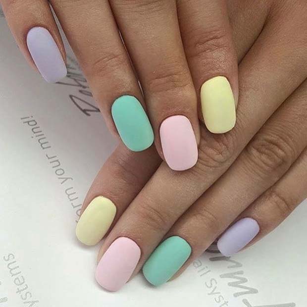 Easter Pastel Nails