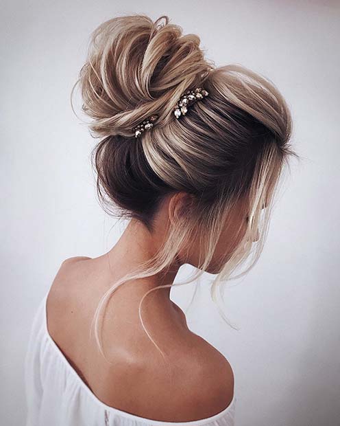 Elegant High Bun