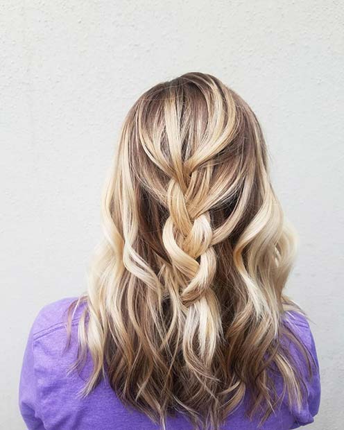 Light Blonde Reverse Balayage