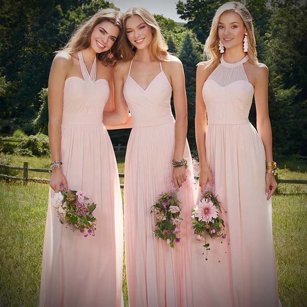 Light Pink Bridesmaid Dresses Dresses Images 2022 