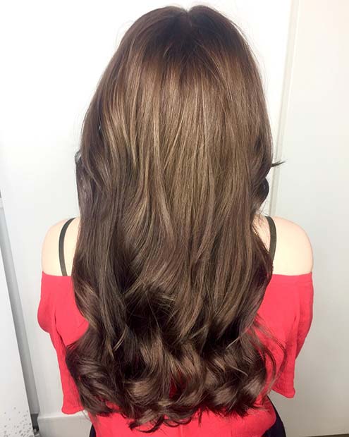 Reverse Brunette Balayage Hair