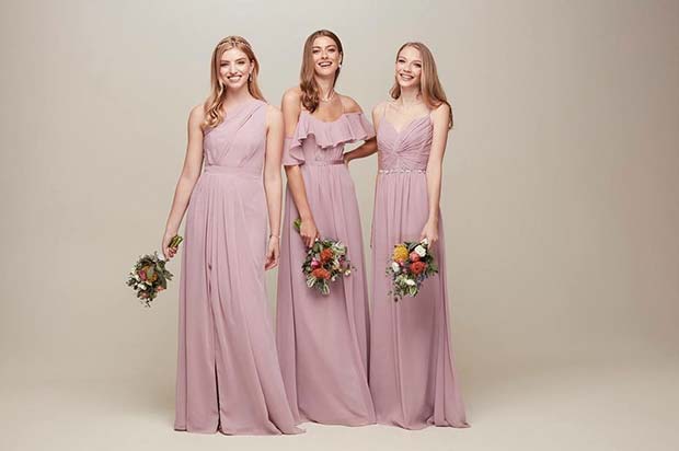 Soft Spring Bridesmaid Dresses