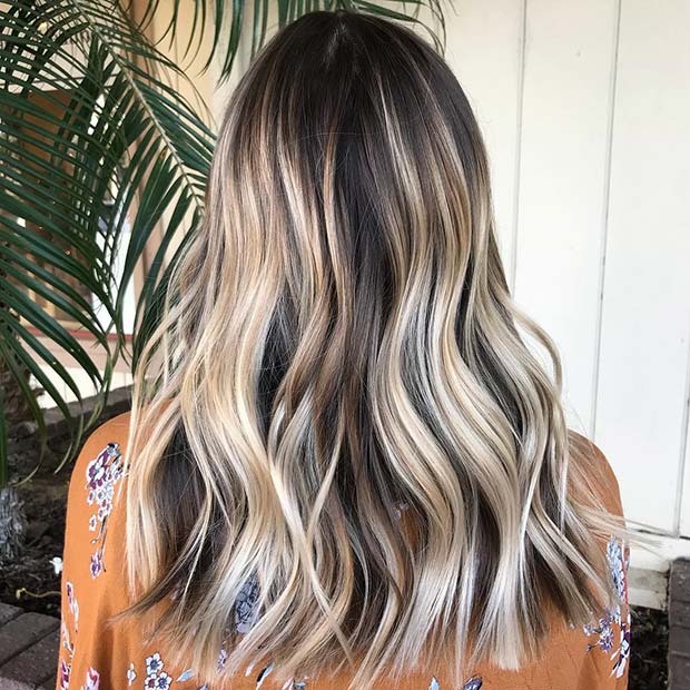 Sunkissed Blonde Balayage Hair 