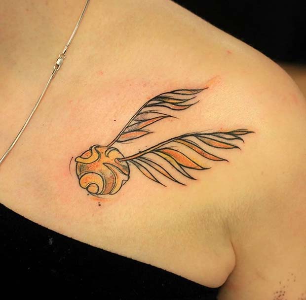 The Golden Snitch Tattoo