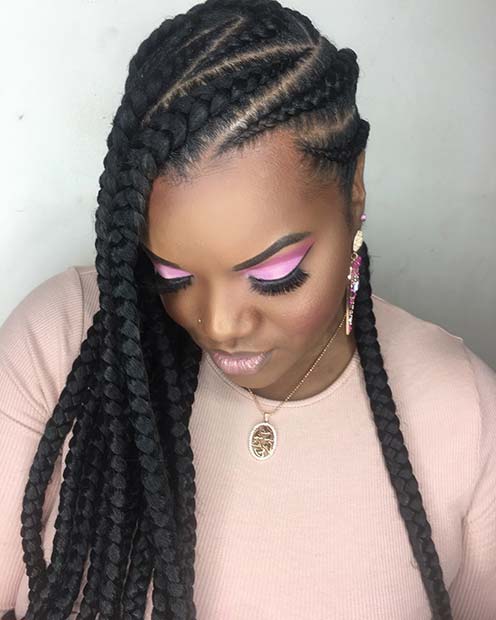 Zig Zag Lemonade Braids