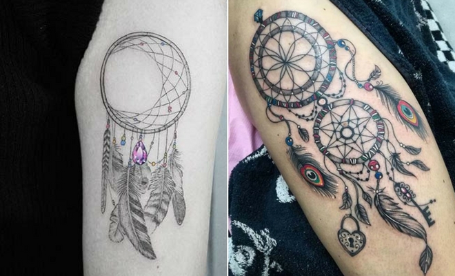 Cool dream catcher tattoos