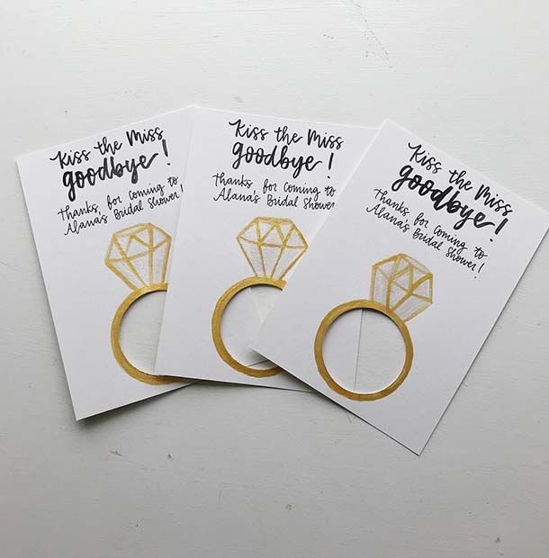 Bridal Shower Lip Balm Favor Idea