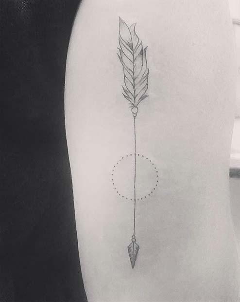 Buy Arrow Flowers Temporary Tattoo Online in India - Etsy