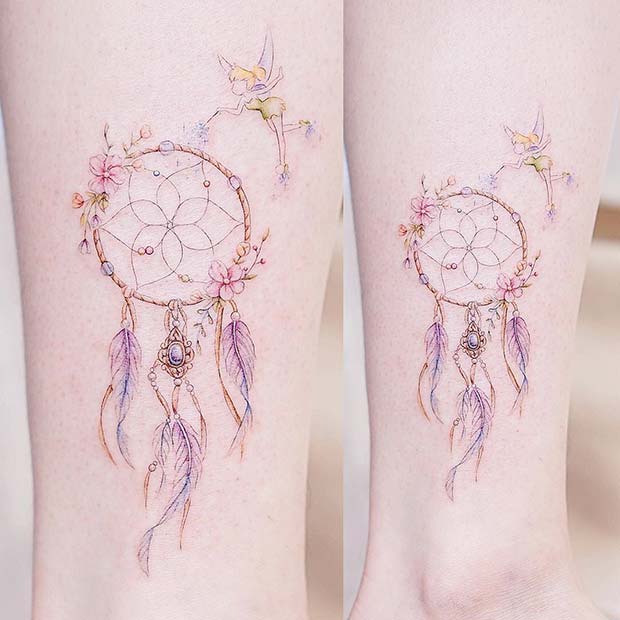 55 Dream Catcher Tattoo Meanings Designs and Ideas  neartattoos