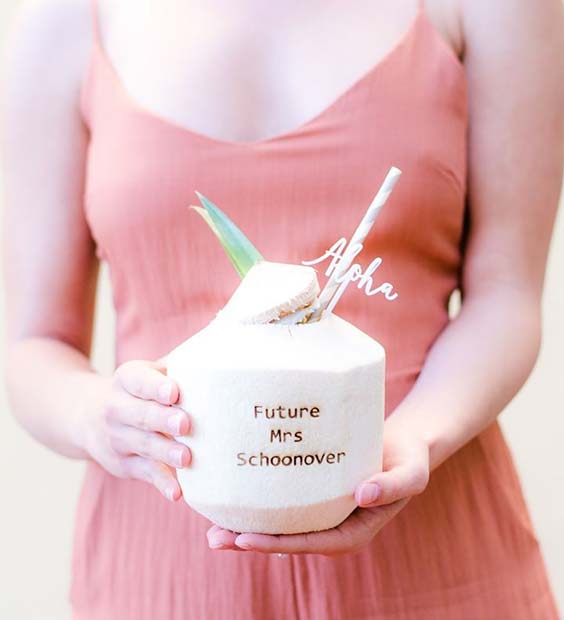 Personalized Drinks for Bridal Shower 