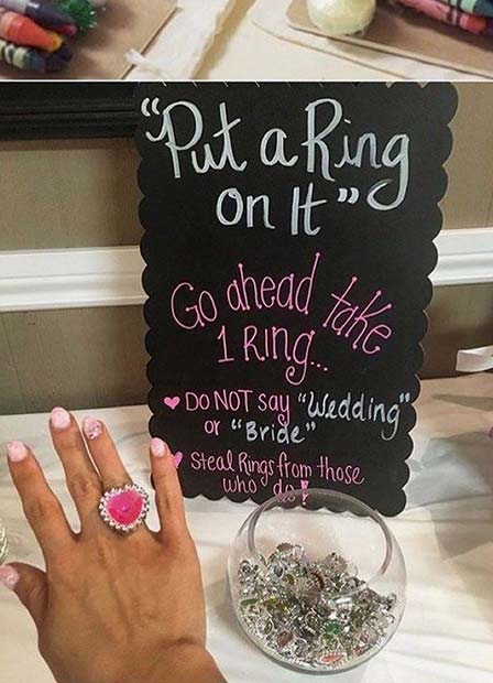 Put a Ring On It Bridal Shower Game