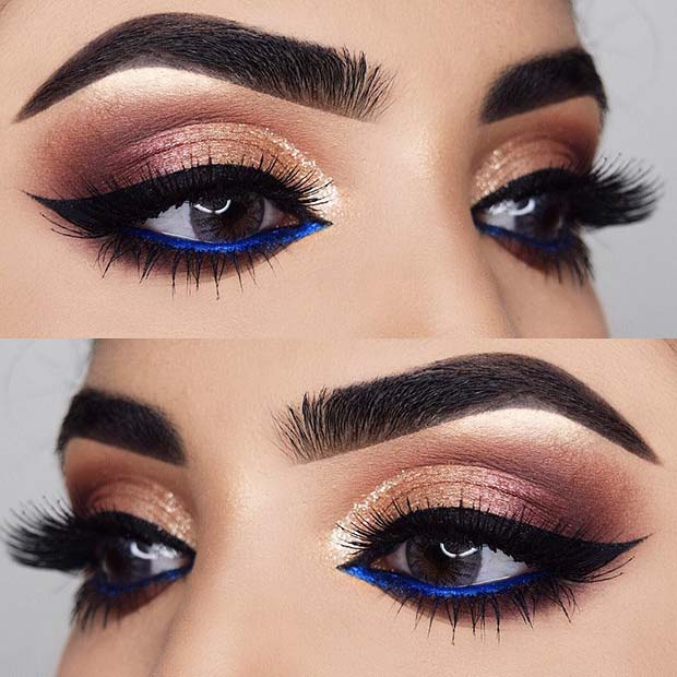 prom makeup eyeliner bold eyeshadow stunning shivangi source beauty