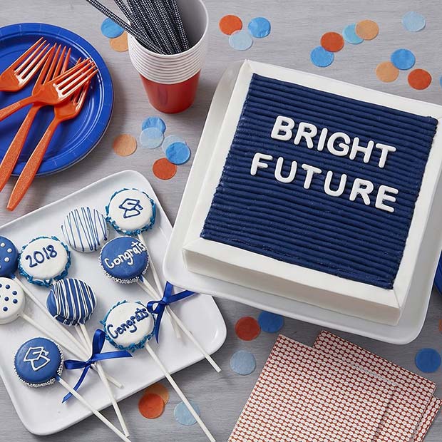 Graduation Party Cake Idea - Bright Future