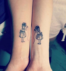 63 Cute Best Friend Tattoos For You And Your Bff - Stayglam - Stayglam