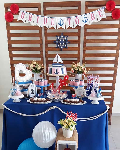 Fun Nautical Bridal Shower Idea