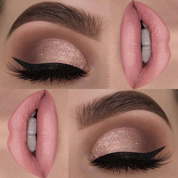 Elegant Pink Prom Makeup