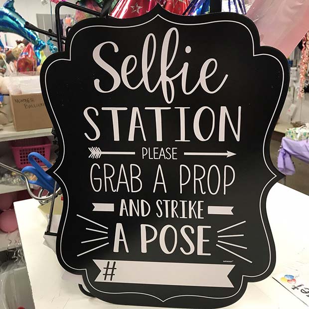 Selfie Station Graduation Party Idea