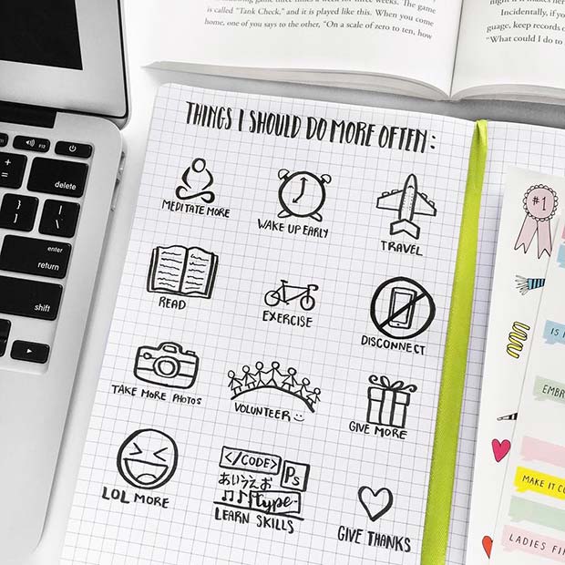 Things You Should Do More Often BuJo
