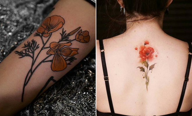 10 Best Poppy Flower Tattoo Ideas Collection By Daily Hind News