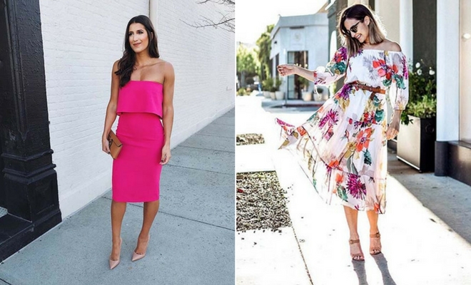 wedding guest dresses instagram