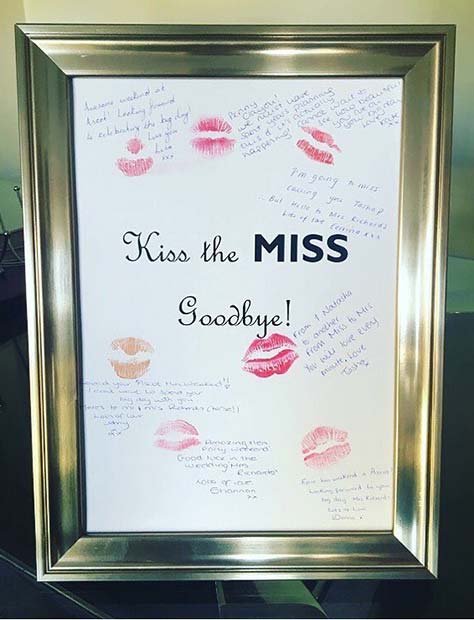 Kiss the Miss Goodbye Bachelorette Game