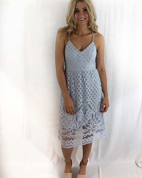 Light Lace Summer Dress Idea