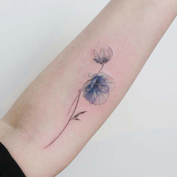 42 Wild Poppy Tattoos