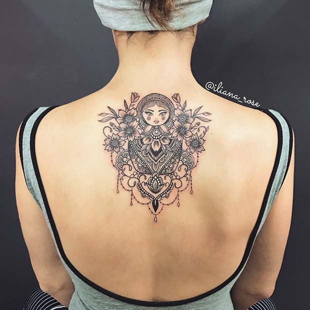 23 Cool Back Tattoos for Women - crazyforus