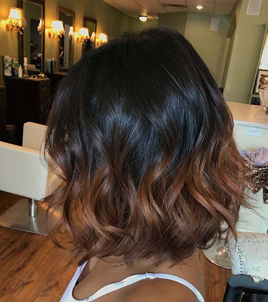 Ombre Highlights for Dark Brown Hair