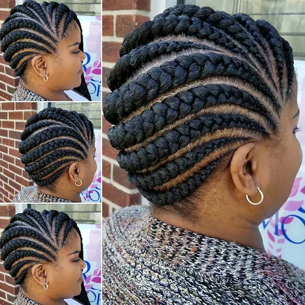 Feed in Braids to the Side