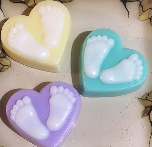 Cute Baby Shower Theme Soap