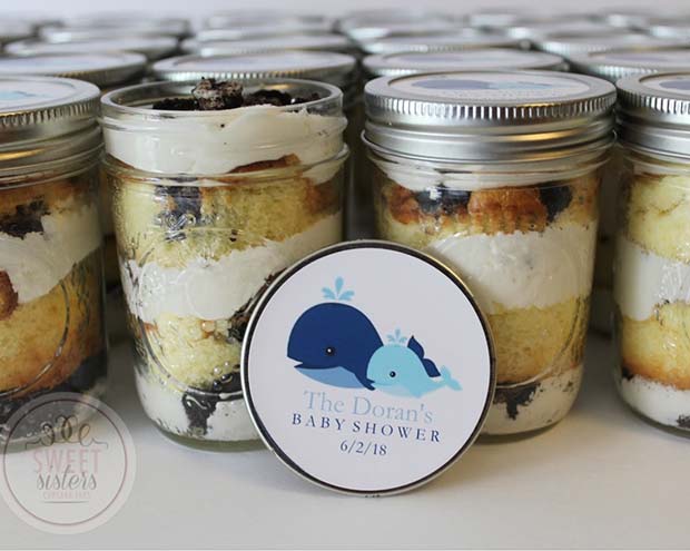Baby Shower Party Favor Idea - Dessert in a Jar 