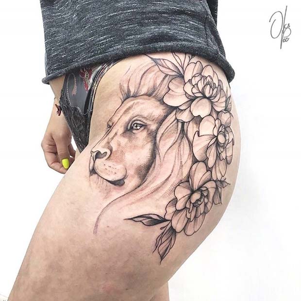 51 Sexy Thigh Tattoos For Women  Cute Designs and Ideas 2022 Guide