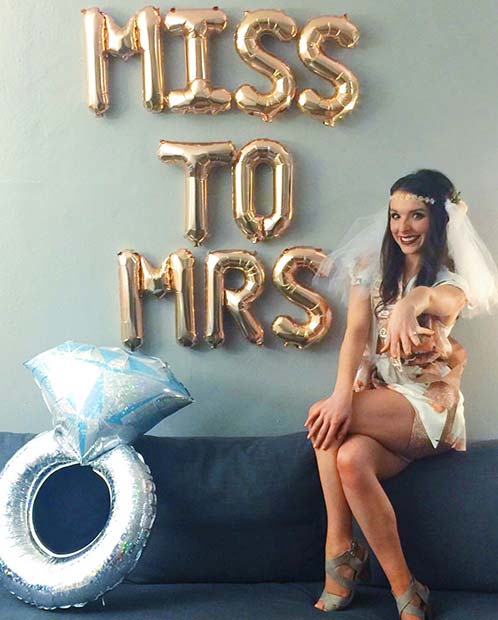 Miss to Mrs Balloons - Bachelorette Party Decorations 
