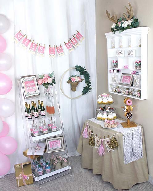 Miss to Mrs Bachelorette Party Decor Idea