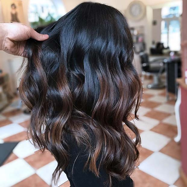 Brown, Chocolate Highlights for Dark Brown Hair