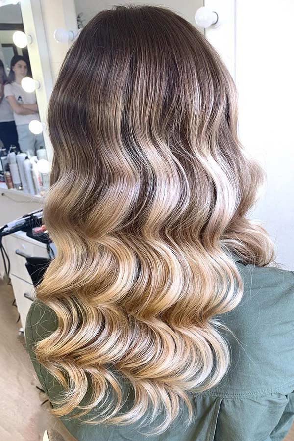 Brown to Blonde Ombre Hair 