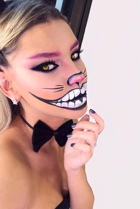 Cheshire Cat Inspired Makeup