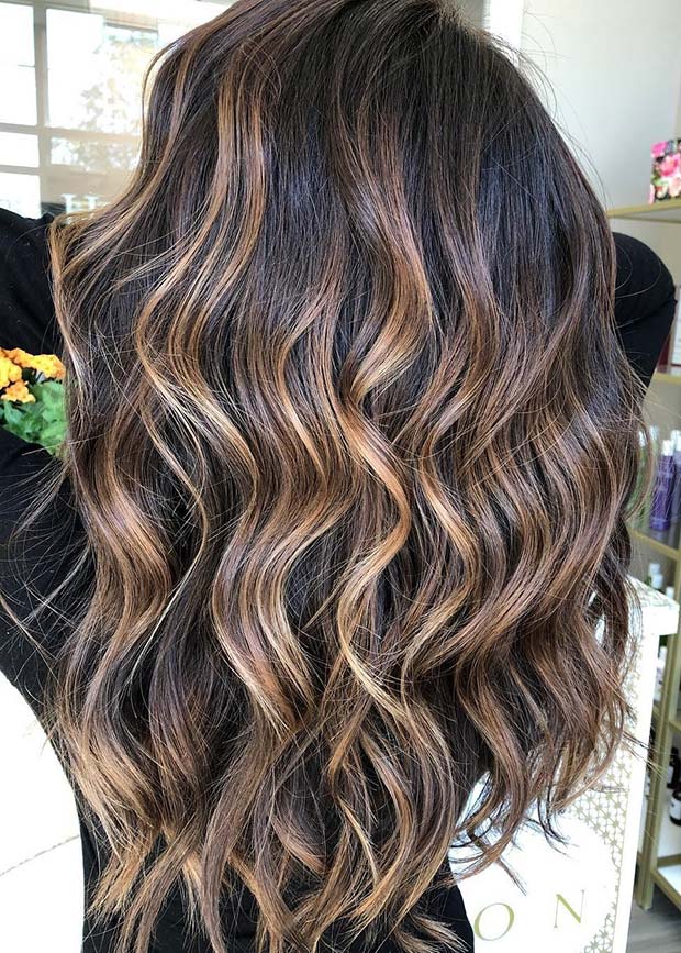 Dark Blonde Balayage for Brunettes