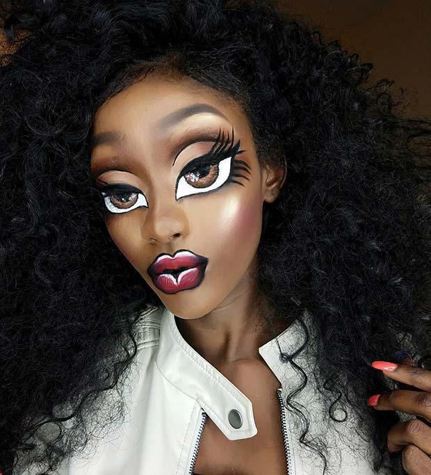 Doll Makeup Idea