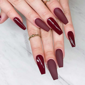 43 Chic Burgundy Nails You'll Fall in Love With - StayGlam