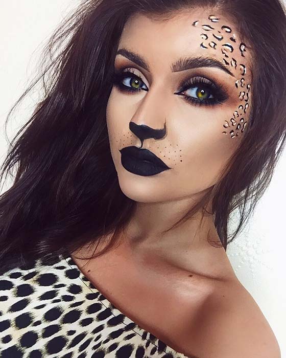 Cheetah Halloween Makeup