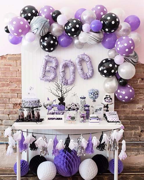 Boo Decor Baby Shower Idea 