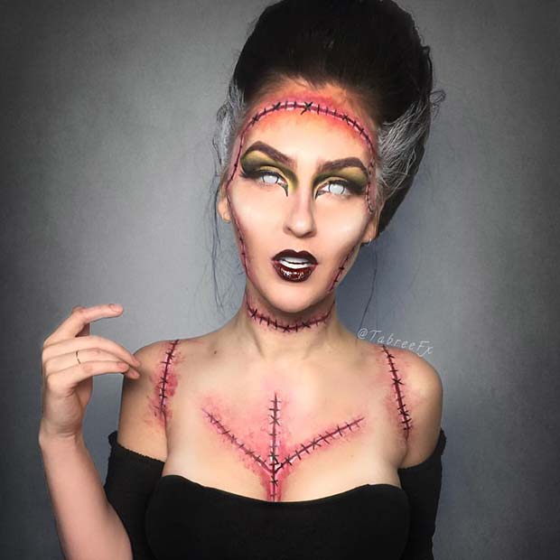 Bride of Frankenstein Halloween Costume Idea