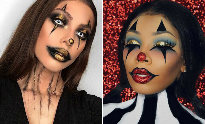 63 Trendy Clown Makeup Ideas for Halloween 2020 | StayGlam