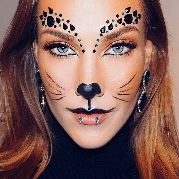 41 Easy Cat Makeup Ideas for Halloween StayGlam