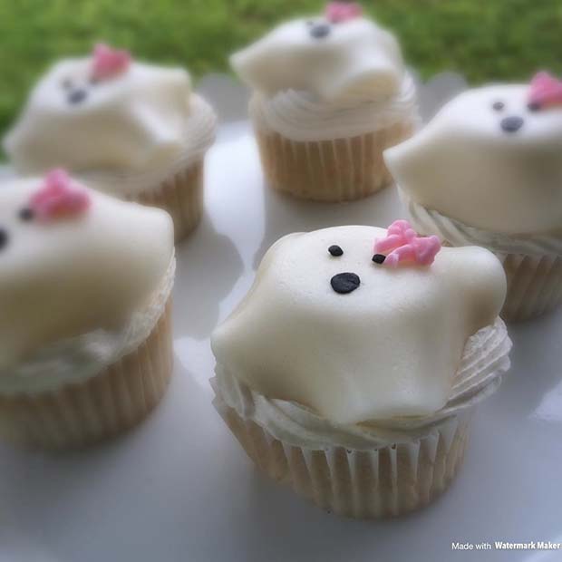 Cute Ghost CupcakesÂ 