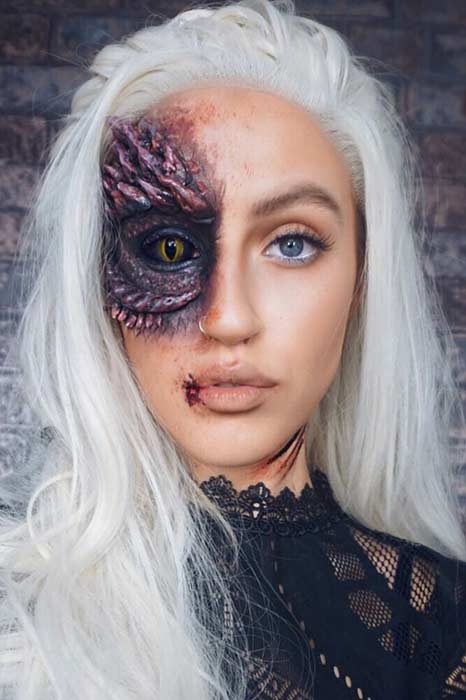 Daenerys Targaryen Halloween Makeup Idea